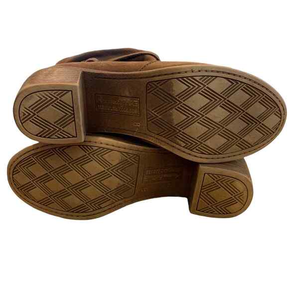 American eagle slouch shoes ankle booties size 8 brown 2” heel - Picture 9 of 9